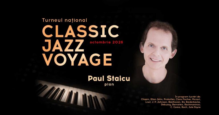 Classic. Jazz. Voyage, sold-out la Ateneul Român, continuă la Iași, Constanța, Slobozia și Focșani